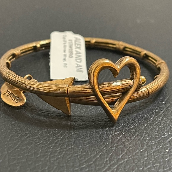New Alex and Ani Heart Bangle - Picture 2 of 4